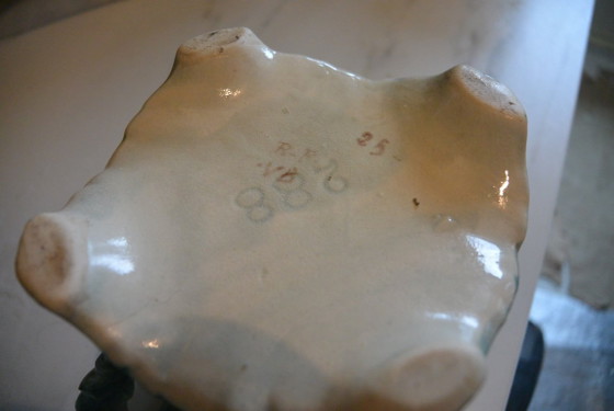Image 1 of Thulin Pottery - 2 Vazen - #288 - Earthenware - Pair of Art Deco Vases