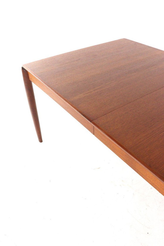 Image 1 of H.W. Klein for Bramin rectangular extendable dining table XL vintage Danish design