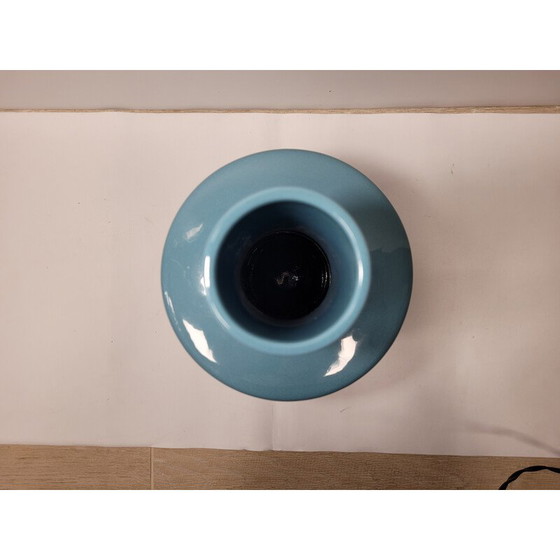 Image 1 of Pair of vintage blue vases by Roche Bobois, France