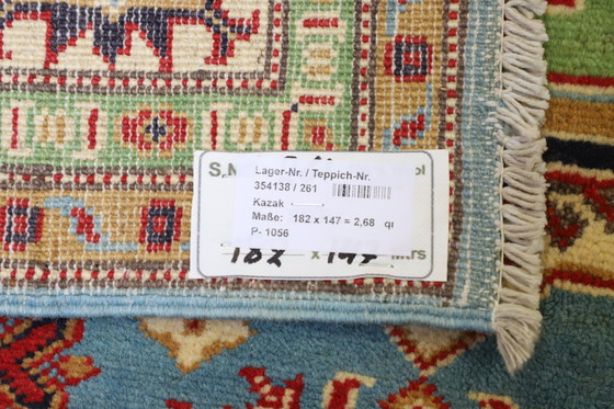 Image 1 of Origineel handgeknoopt Kazak Diyar tapijt 182 x 147 cm Topconditie