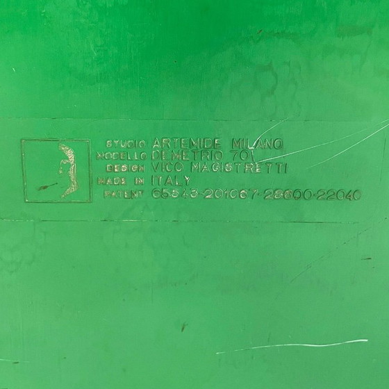 Tavolino da caffè Demetrio 70 verde di Vico Magistretti per Artemide, anni '60 – Tavolini da caffè (photo 10 of 10)