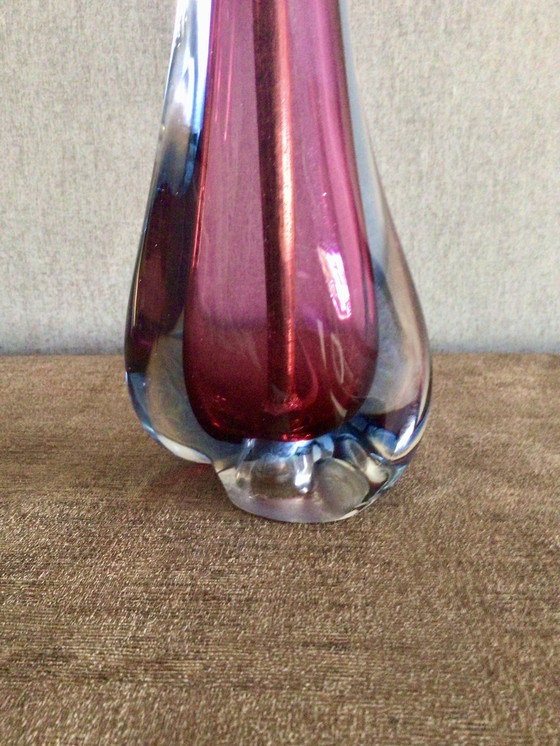 Image 1 of Vintage Table Lamp Of Crystal Glass
