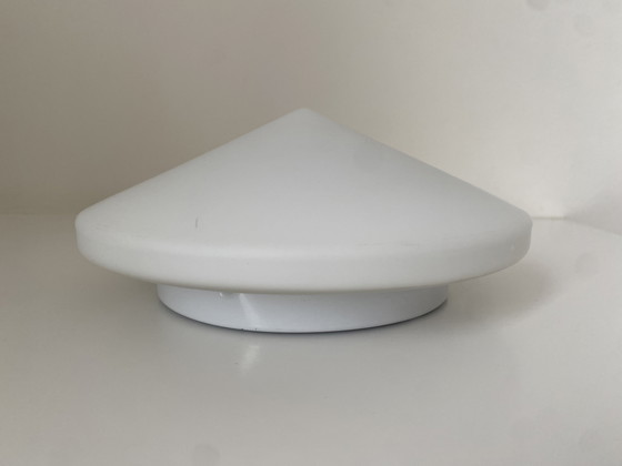 Image 1 of Minimalist Dutch Midcentury Glass Recessed/Ceiling Lamp by Steinhauer Apeldoorn, 1980s