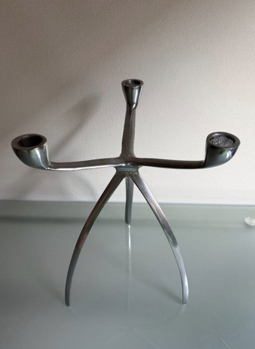 Portacandele Retro Space Age – kandelaars en kaarsen, Metal, Aluminium (photo 2 of 6)