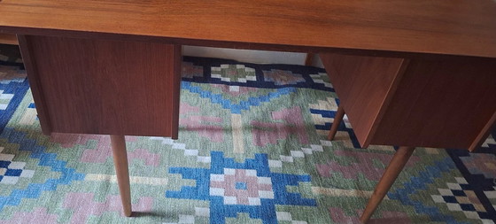 Image 1 of Mid Century Teak Desk, Denmark 1960s