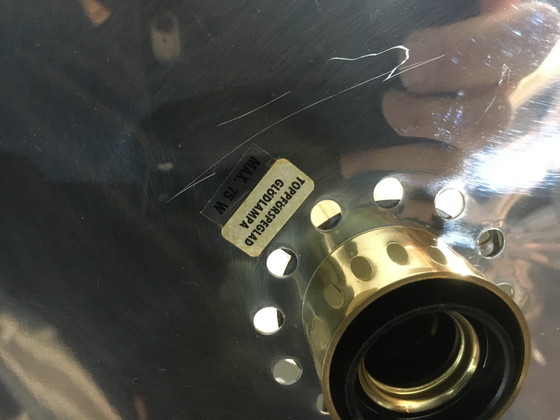 Image 1 of Suspension suédoise en laiton couleur cuivre