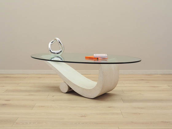 Image 1 of Couchtisch aus Glas, italienisches Design, 1970er Jahre, Produktion: Italien