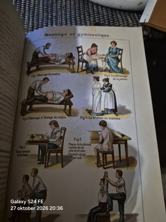 Antico libro medico di riferimento, Libri d'arte, Carta, Tessile, Beige (foto 14 di 15)