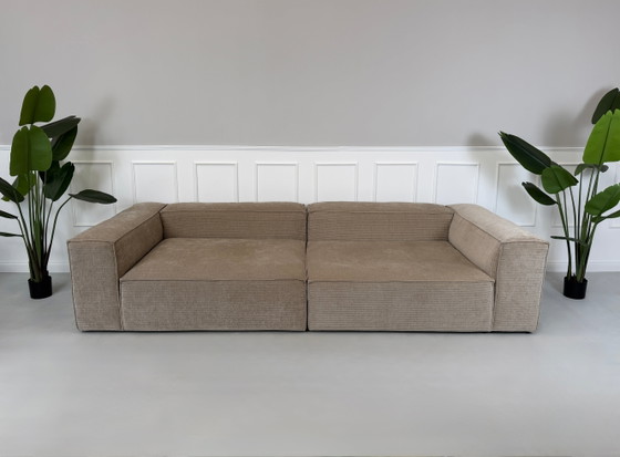 Image 1 of Bolia Cosima Bank Beige Cord Stoff Bank große Ecke