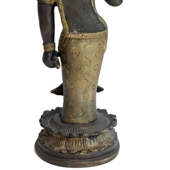 Antica statua in bronzo di Parvati con Abhaya mudra – Sculture, Bronze (photo 7 of 8)