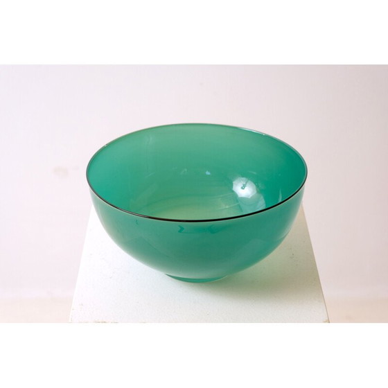 Image 1 of Vintage glass bowl by Baldwin & Guggisberg Nonfoux, 1991