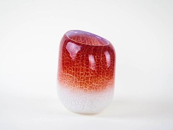 Image 1 of Glass vase, Danish design, 1970s, manufactured by Holmegaard