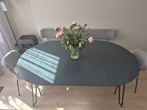 Kave Home Novac uitschuifbare eettafel Ø120 | 160 cm | 200 cm