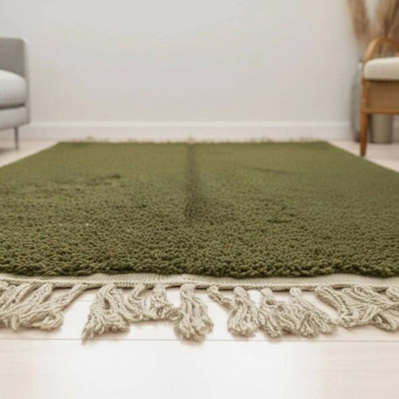 Ensemble de tapis marocains faits main – Salon et couloir : 2 tapis de 1 m/2 m + 1 tapis de 2 m/3 m – Cotton (photo 5 of 6)