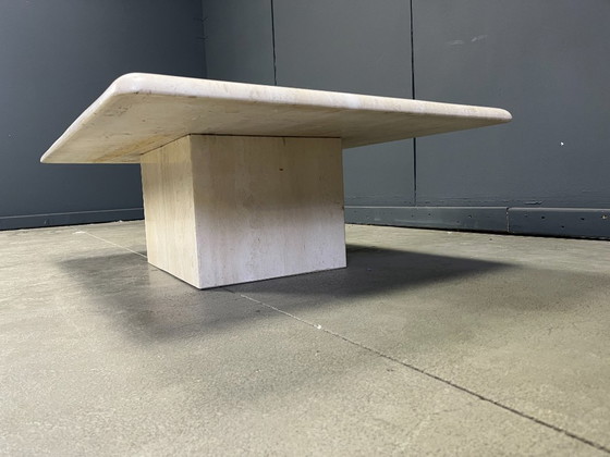 Image 1 of Travertine rectangular Coffee Table 1970s, Italy