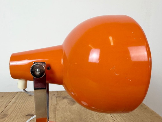 Vintage oranje metalen wandlamp van Lidokov, jaren 70. – Wandlampen, Chrome (photo 10 of 17)