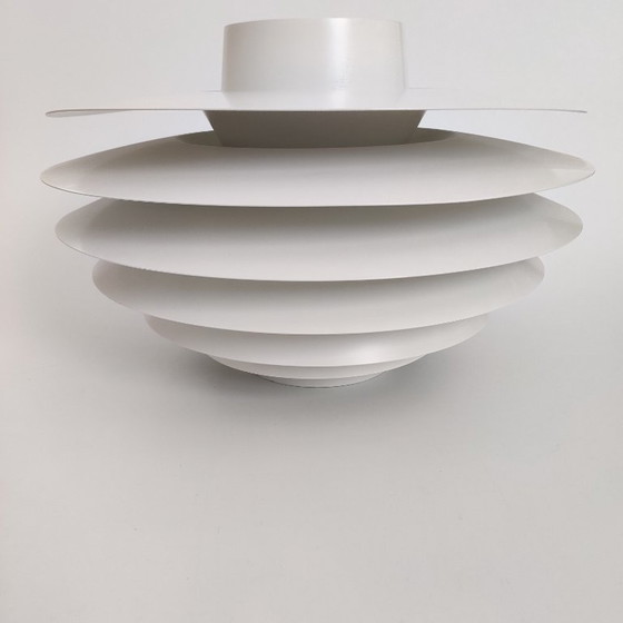 Image 1 of great white pendant lamp by Sven Middelboe Verona 485
