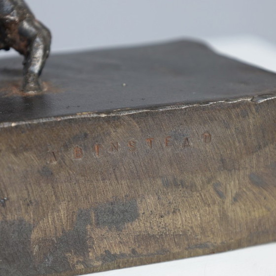 Image 1 of Figure debout expressive d'Anthony Binstead, Belgique, années 1980