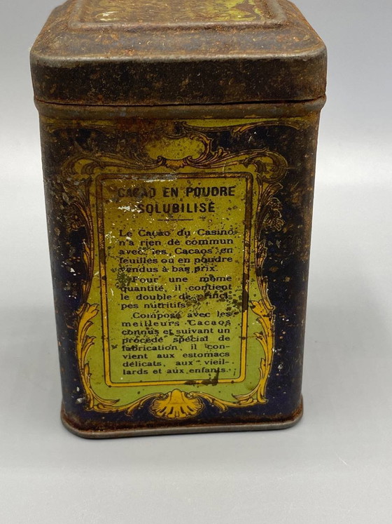 Casino Cocoa Box - Lithographed Tin - Luchard-Perrachon - Saint-Étienne - – Decorative Objects, Art Nouveau (photo 4 of 5)