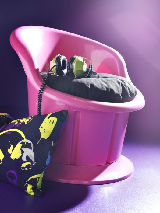 Image 1 of 2x IKEA Popptorp chairs / pink