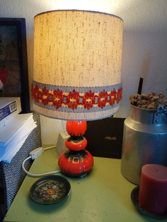 Lampada da terra Kaiser in ceramica vintage – Lampade da tavolo, Textile (photo 4 of 7)