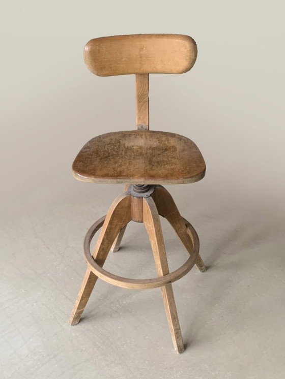 Image 1 of Architektenstuhl von Albert Stoll für Der Federdreh, 1920er Jahre.