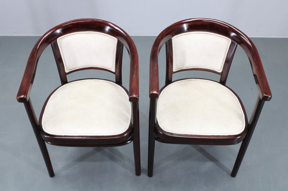 Image 1 of Pareja de sillones Thonet de los años 30 restaurados , Checoslovaquia