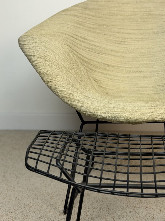 Image 1 of DIAMOND CHAIR & OTTOMAN HARRY BERTOIA POUR KNOLL