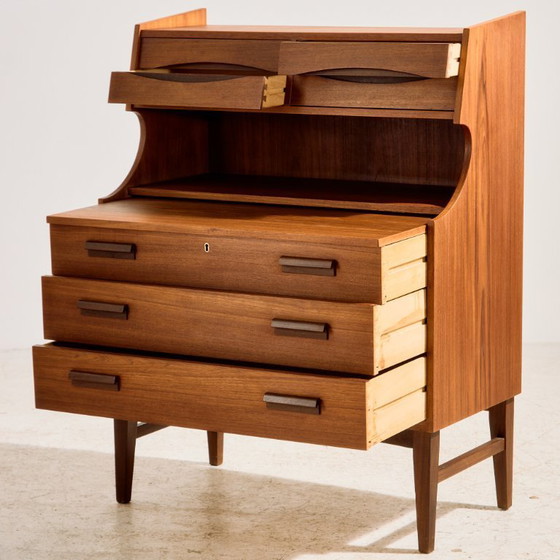 Image 1 of MK11155 Scrivania in teak restaurata