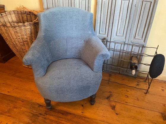 Image 1 of Ladies Armchair Chair Antique Biedermeier French