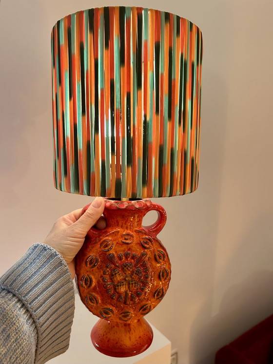 Image 1 of Lámpara de mesa estilo Pop Art - apta para uso exterior - reciclada - inalámbrica