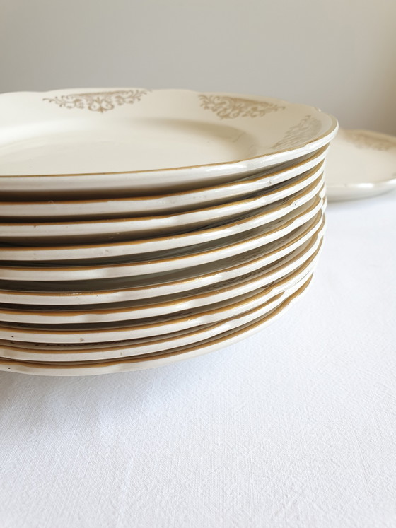 Image 1 of Villeroy & Boch dessert service from the 1950s