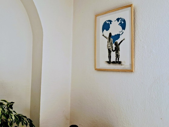 ALESSIO B - Mijn Wereld - Ingelijste lithografie van de kunstenaar – Litho's & Zeefdrukken, Paper (photo 8 of 11)