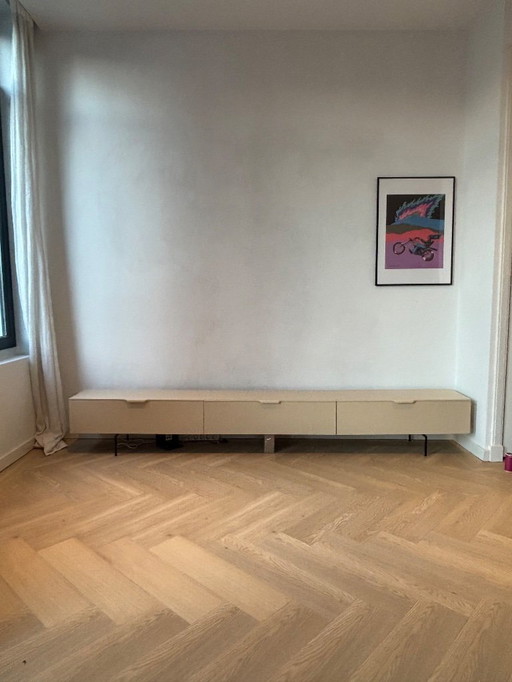 HKLIVING TV-meubel Houtnerf - Zand