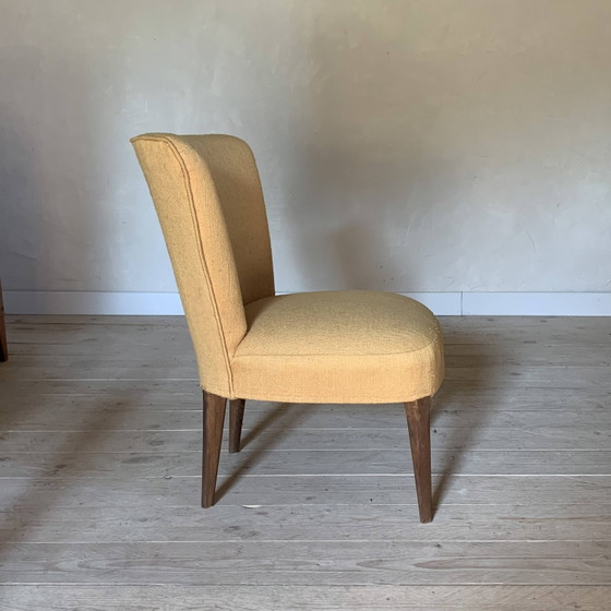 Yellow cocktail armchair – Vintage (photo 5 of 11)