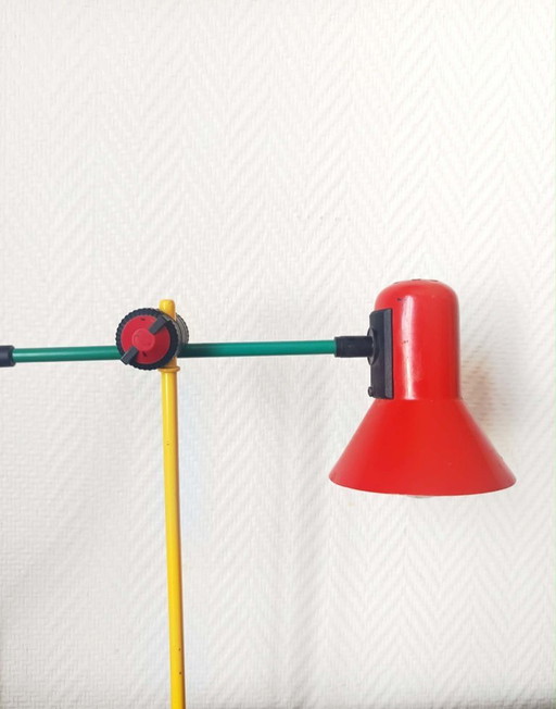 Veneta Lumi Lampe im Memphis-Stil, 1980