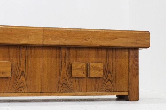 Credenza italiana vintage anni '60, Credenze, Legno, Marrone, Mid Century Modern (foto 11 di 11)