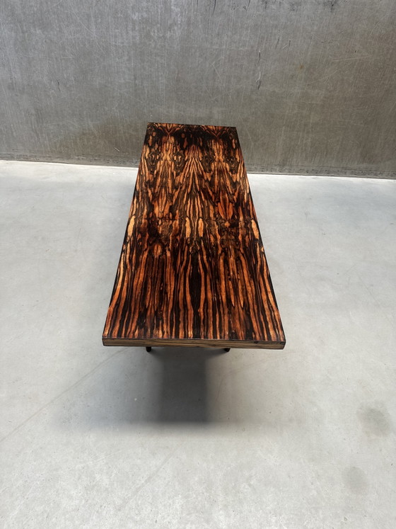 Image 1 of Vintage Macassar coffee table / side table - ebony