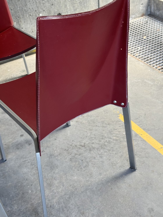 Image 1 of Juego de 4 sillas italianas posmodernas