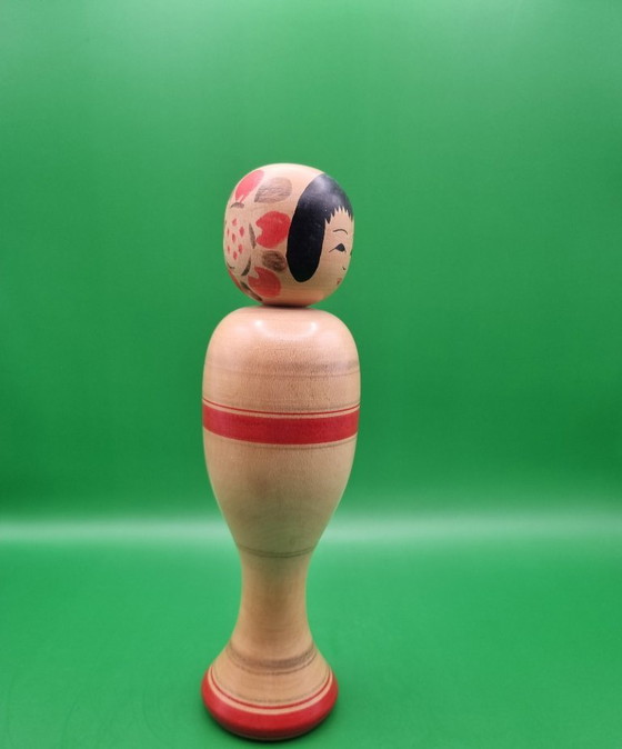 Vintage Nanbu-kei Kokeshi by Kakuhei Sasaki (1933-2007) – Decorative Objects, Wood (photo 2 of 6)