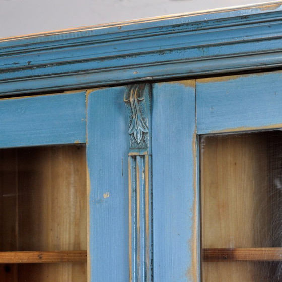 Image 1 of Solid Pine Kitchen Cupboard, 1900s