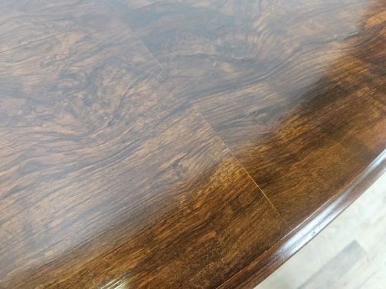 Commode Chippendale en loupe de noyer, années 1940 – Wood, Klassiek (photo 8 of 22)