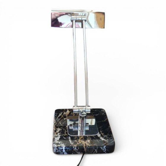 Image 1 of Hillebrand tafellamp in art-decostijl van Egon Hillebrand, 1960