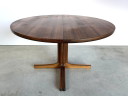 Mesa de comedor sueca extensible Mid-century de teca, años 60