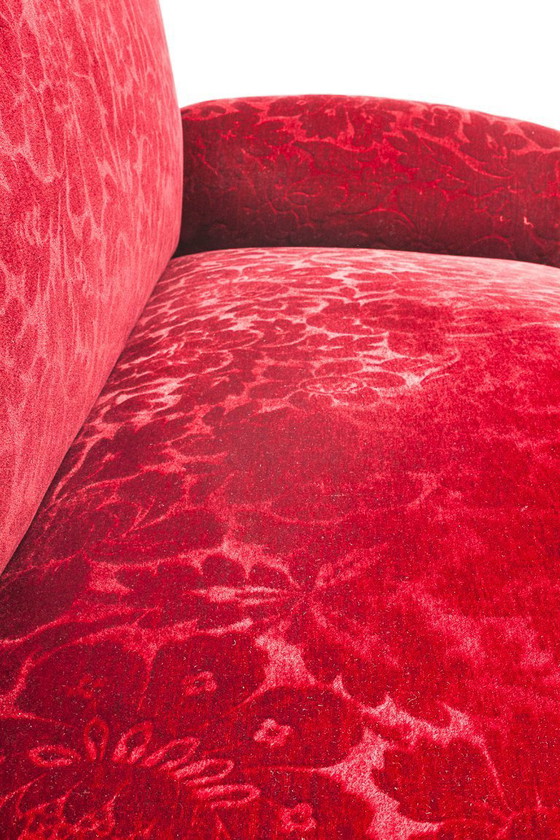 Image 1 of Sofá alsaciano rojo