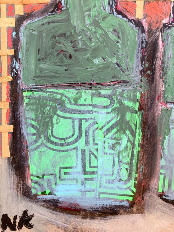 Image 1 of BOTTLES AND ORANGE GRID