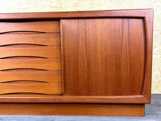 Image 1 of 1960s/70s Teak Sideboard Credenza by Dyrlund, Made in Denmark