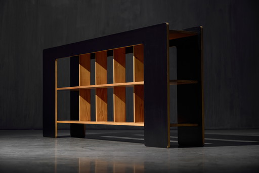 Bibliothèque postmoderne de Roberto Pamio et Renato Toso pour Stilwood, Italie, années 1970