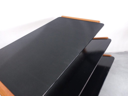 Mesa auxiliar de pared modernista rara de Wim Den Boon (Attrib)