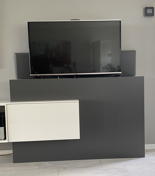 Meuble TV Interstar avec élévateur TV